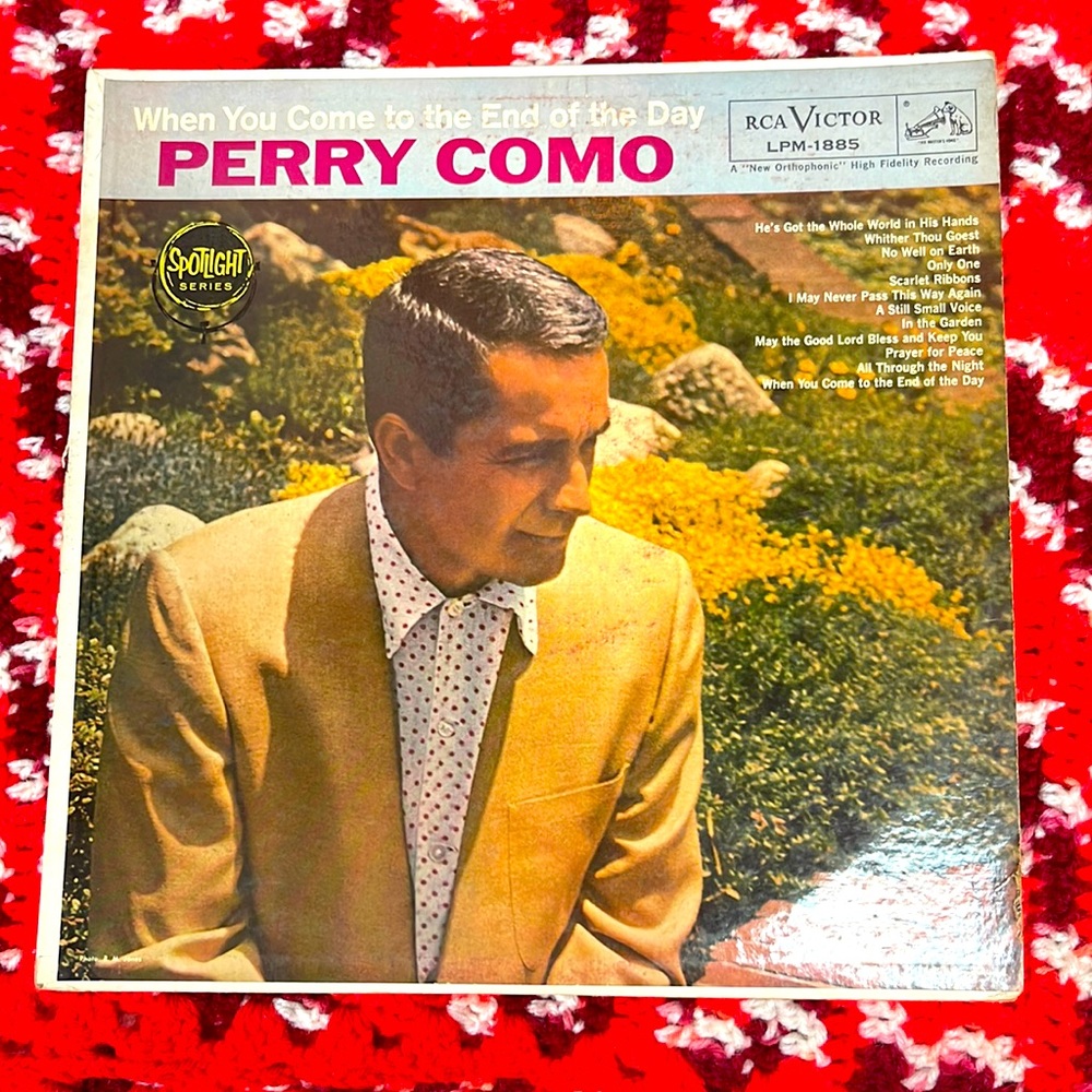 Perry Como vinyl record LP